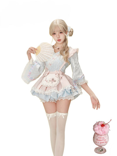Japanese Style Top/Suspender Skirt SER0145