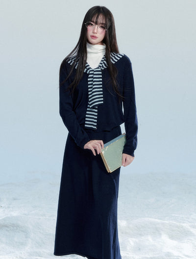 Striped Relaxed Sweater FRA0486