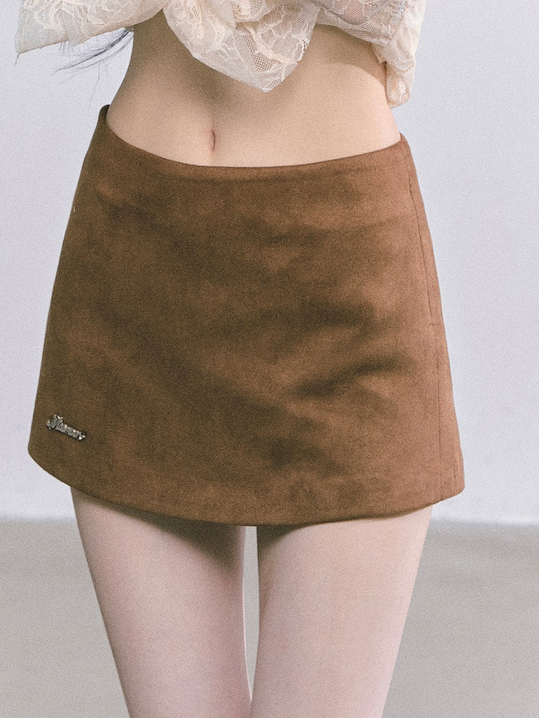 Brown Jacket/Skirt/Hepburn Style Shirt DIA0582