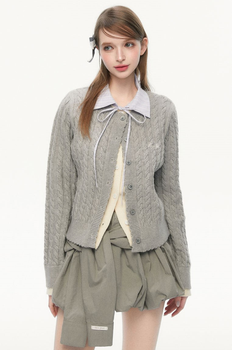 Fake Two-piece Shirt Collar Sweater SPE0076