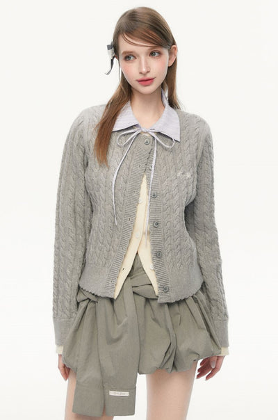 Fake Two-piece Shirt Collar Sweater SPE0076