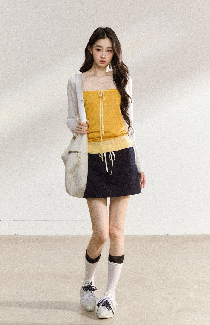 Casual Thin White Cardigan SHI0214