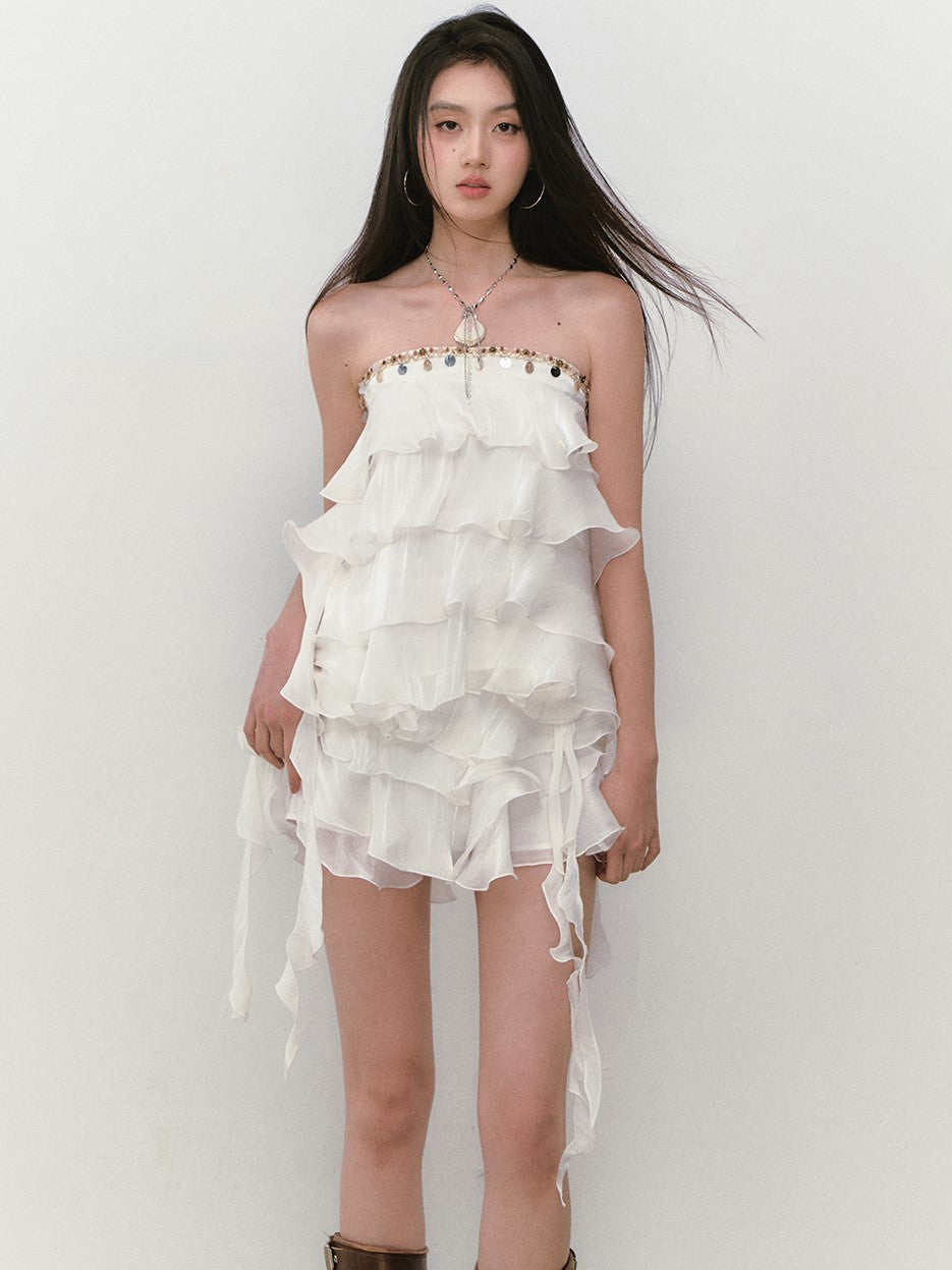 Sling Cake Tube Top/Flower Skirt VIA0286