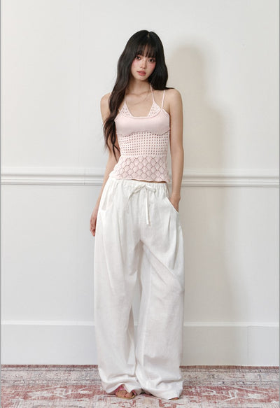 Fake Two-piece Hollow Camisole AGM0177