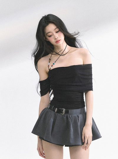 One Shoulder Slimming T-shirt DIA0491