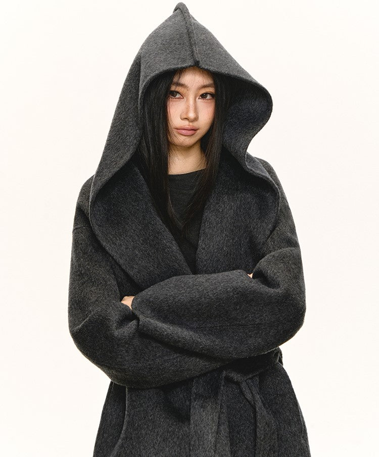 High-end Lace-up Hooded Jacket ANA0089