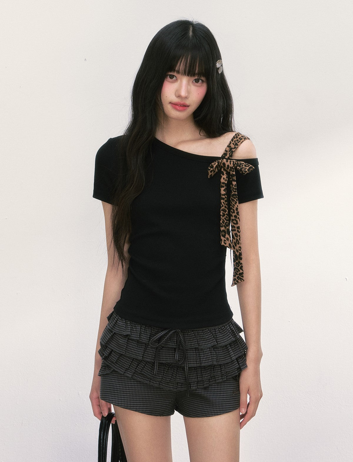 Bow Pleated Cake Shorts WEE0008