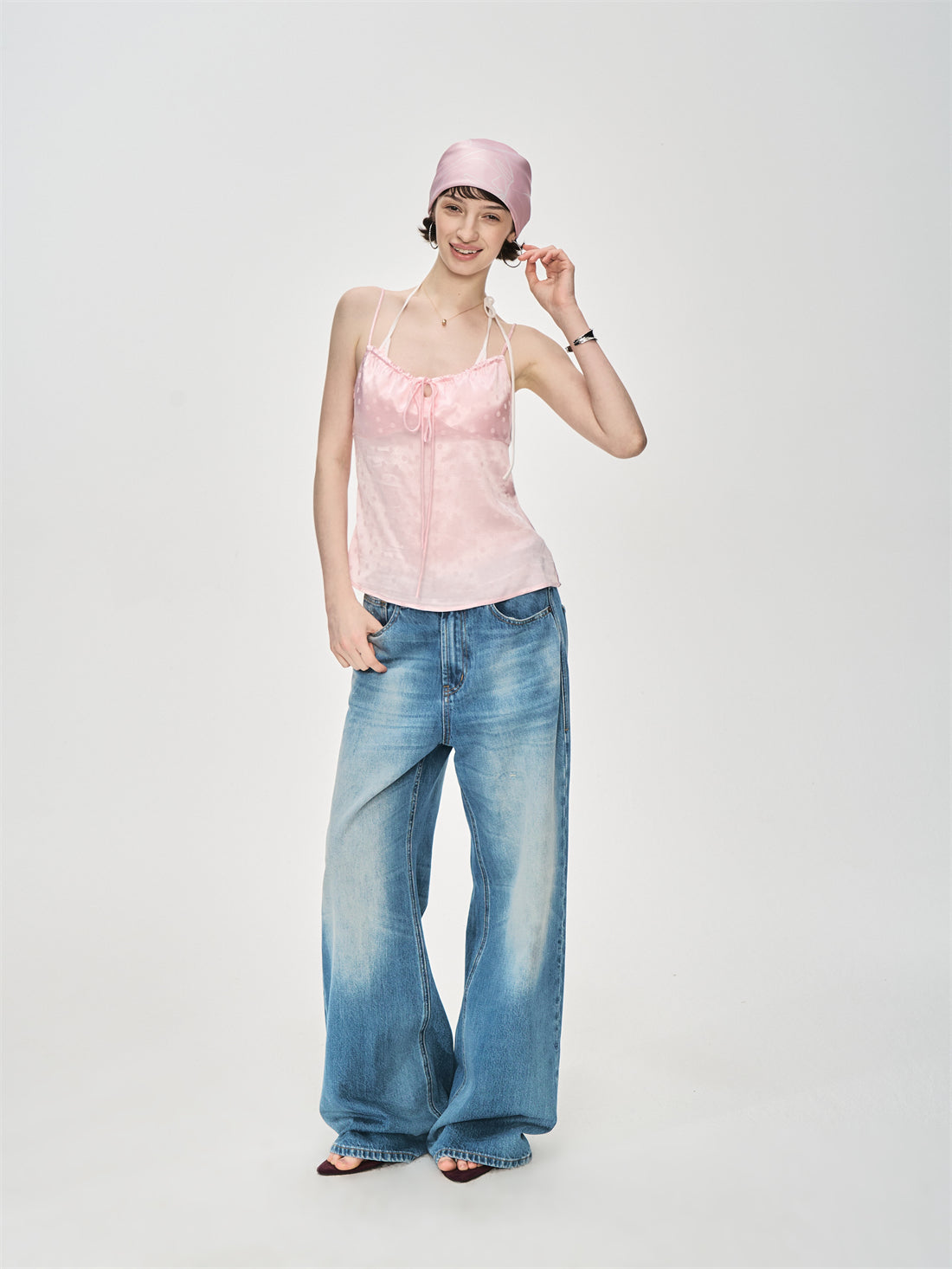 Slimming Halter Neck Backless Camisole CUR0236