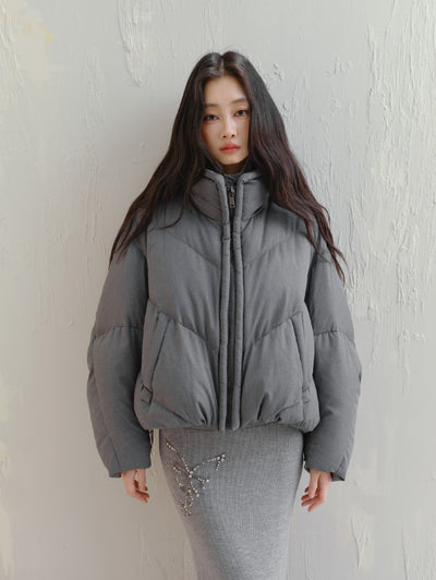 Winter Record Original Loose Thick Short Down Jacket SAL0095