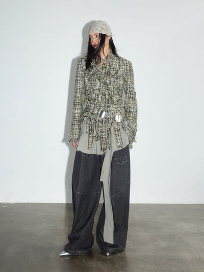 Relaxed Casual Curved Pants JNY0275