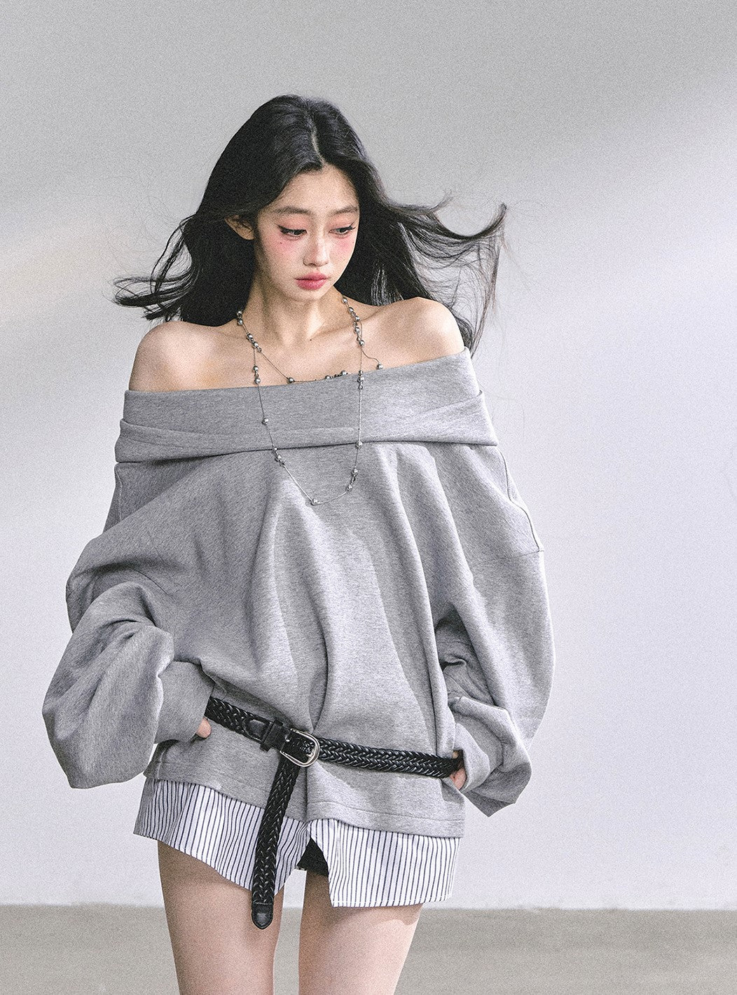 American Oversized Hooded Sweatshirt DIA0549