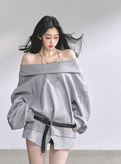 American Oversized Hooded Sweatshirt DIA0549