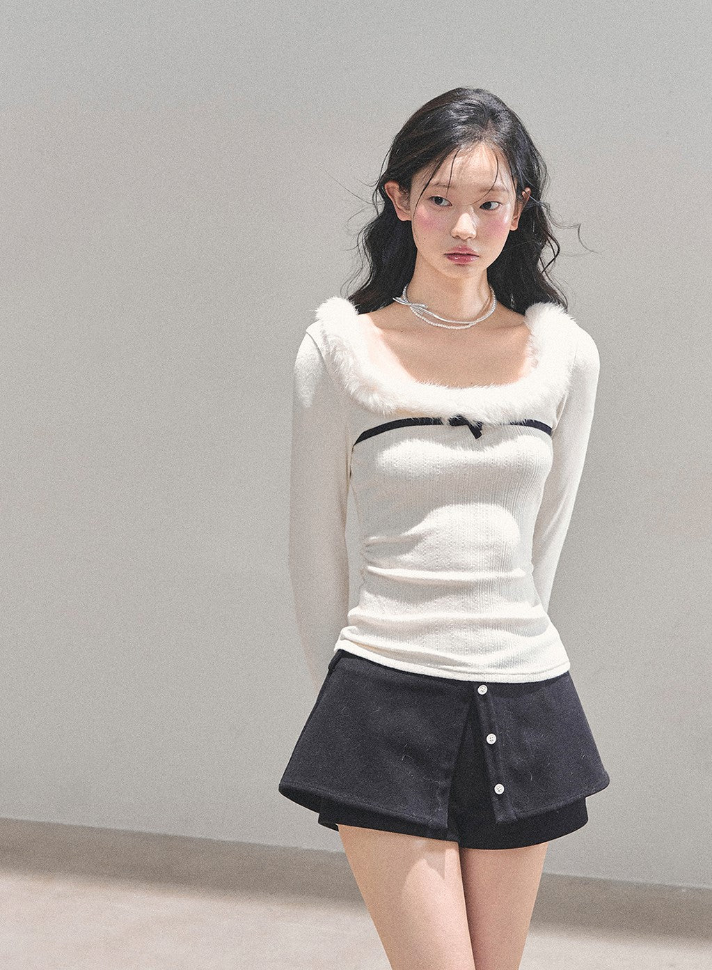 Moonlight Plush Slim Sweater DIA0703