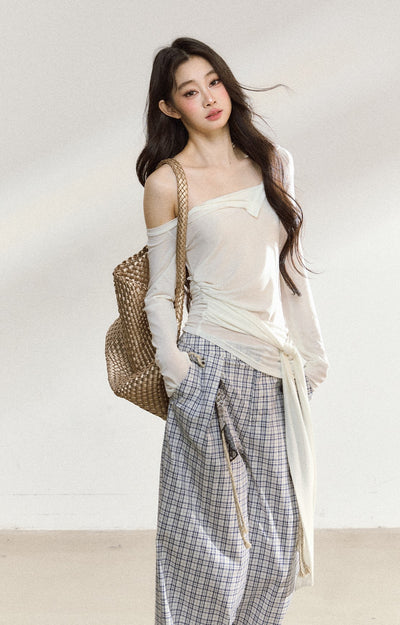 Loose Casual Plaid Pants SHI0211