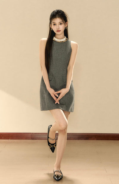 Stand Collar High-end Dress OSH0145