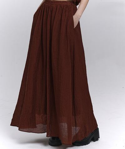Artistic Rose Sleeveless Top/Long Skirt LAD0208