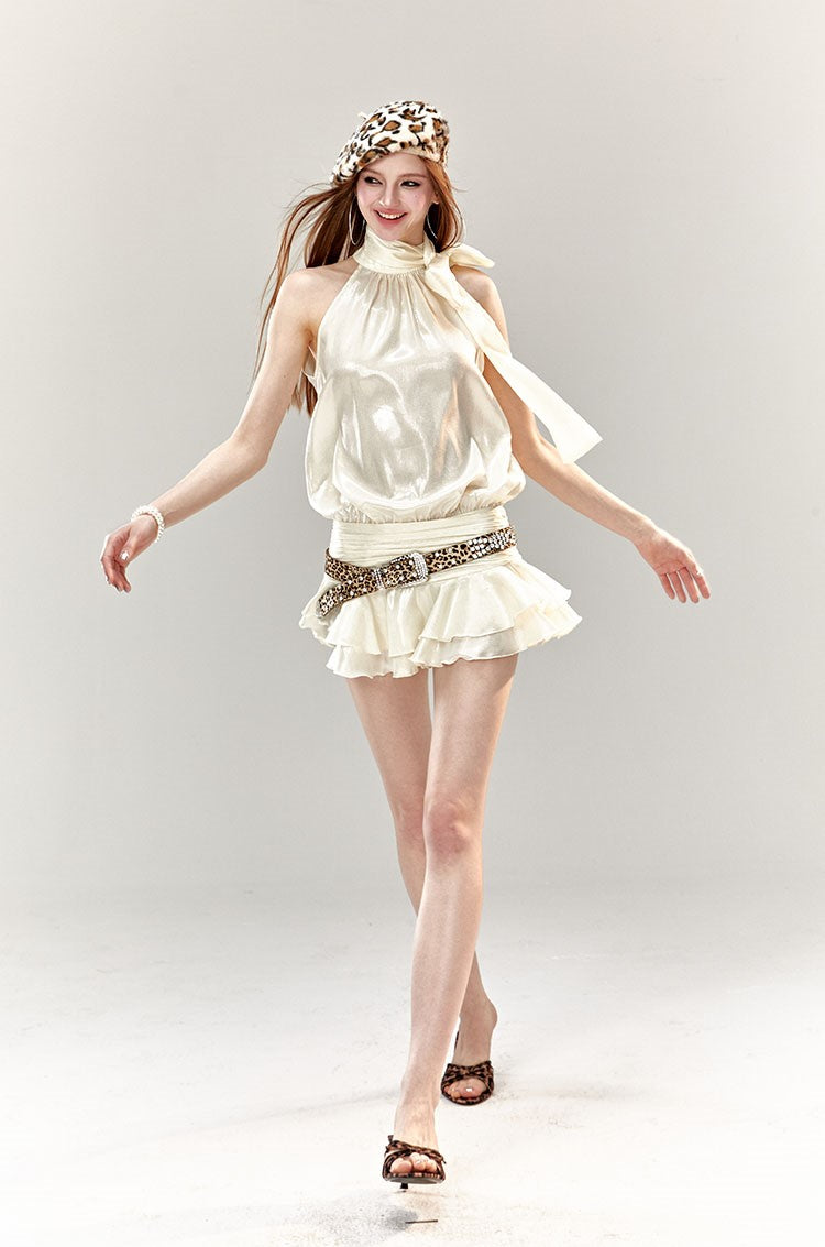 Sleeveless Shimmering Dress 4MU0012