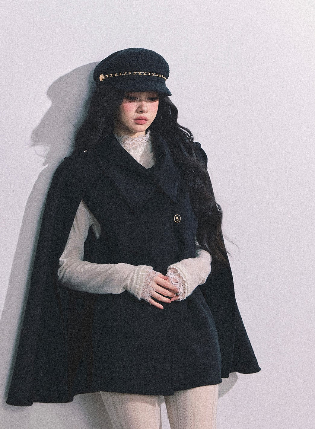 French-style Suit Black Jacket DIA0643