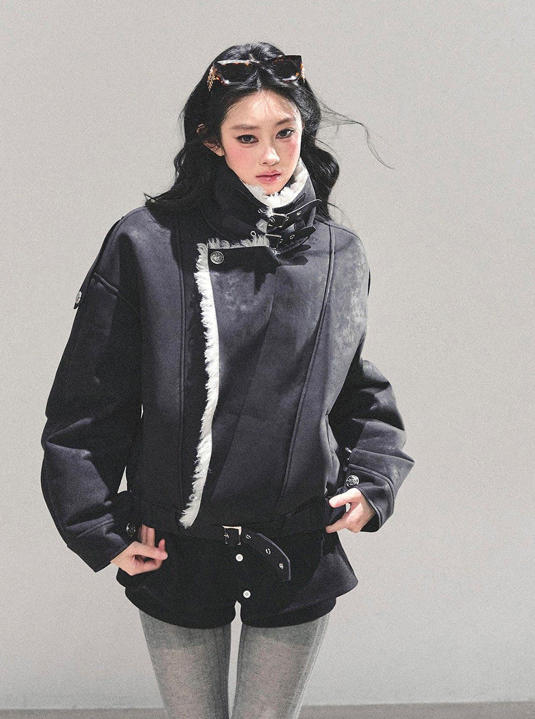 American-style Fur Cotton Jacket DIA0698