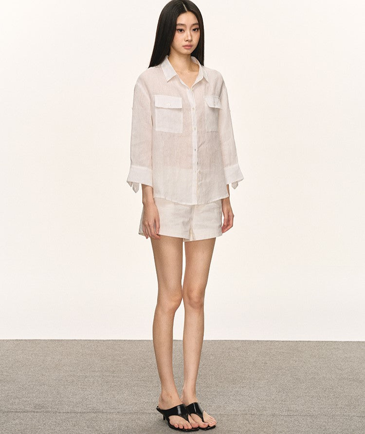 Casual Short-sleeved Shirt/Shorts ANA0064