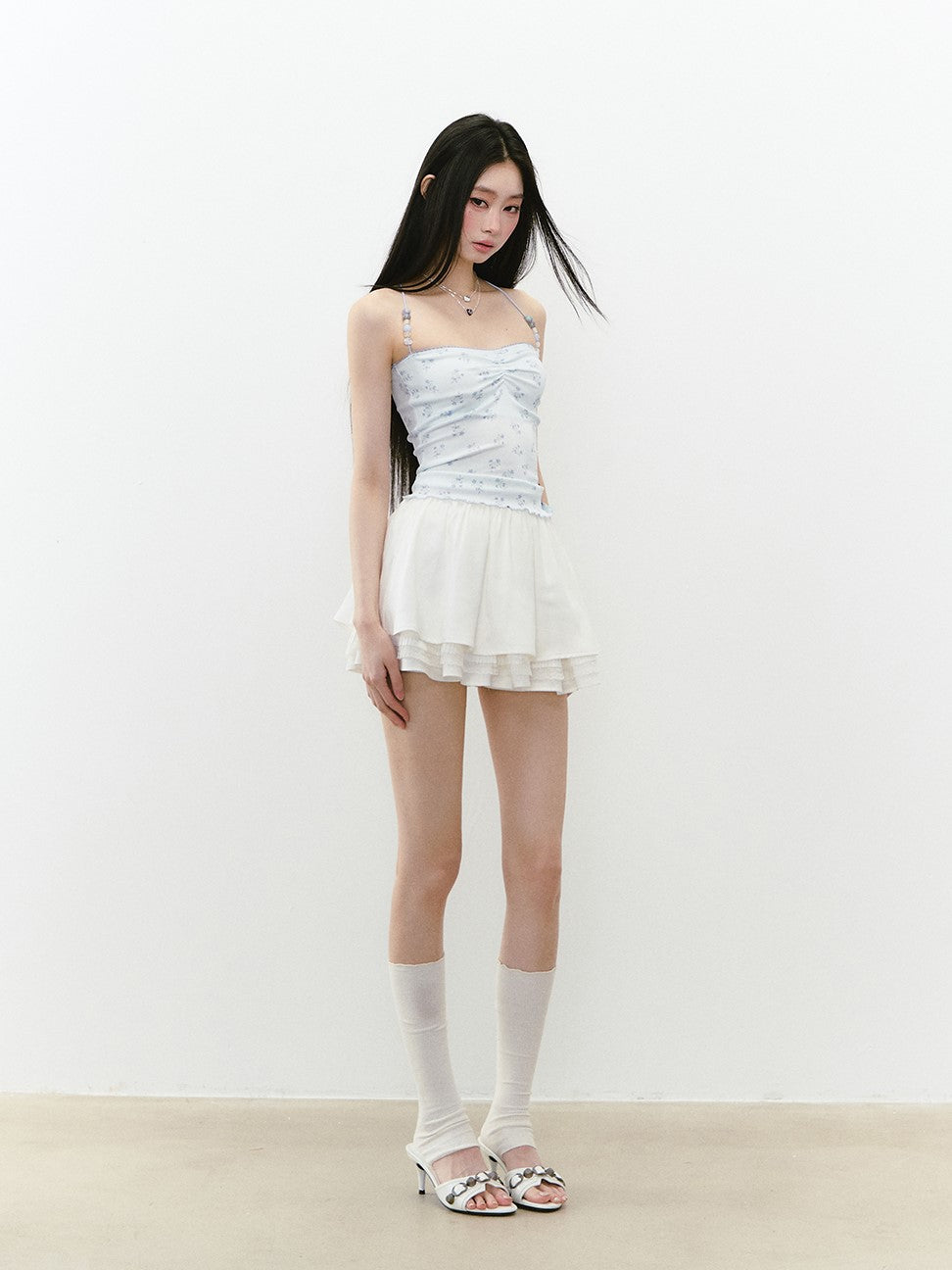 Multi-layered Lace Cake Skirt VIA0238