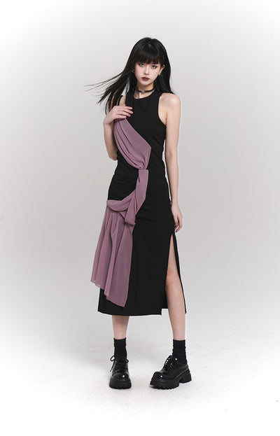 Artistic Niche Design Sleeveless Dress LAD0064