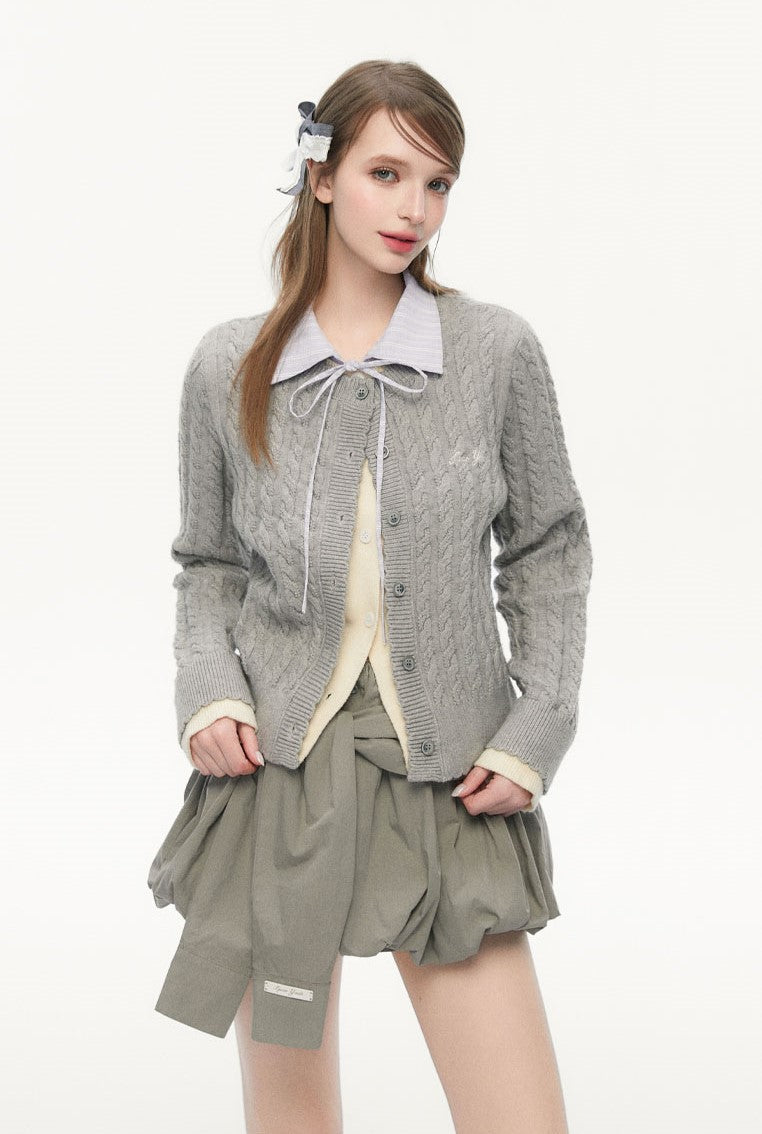 Fake Two-piece Shirt Collar Sweater SPE0076