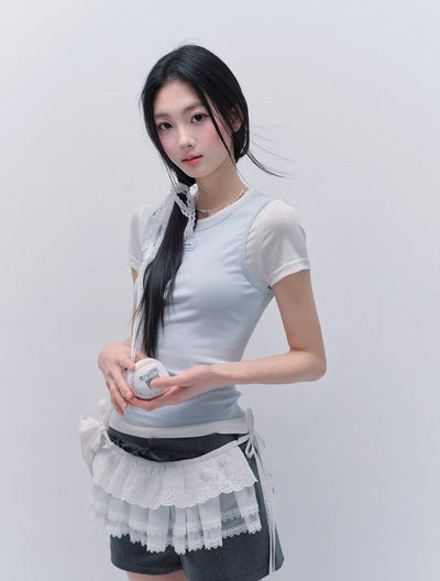 Simple Short Sleeve T-shirt FRA0332