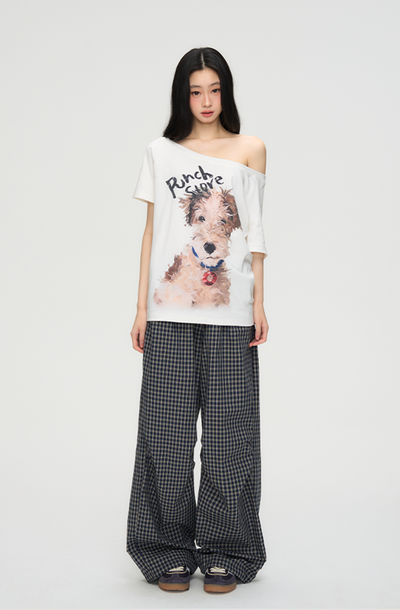 American Retro Plaid Pants PUN0066