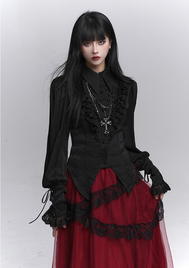 Gothic Style Long-Sleeved Shirt LAD0228