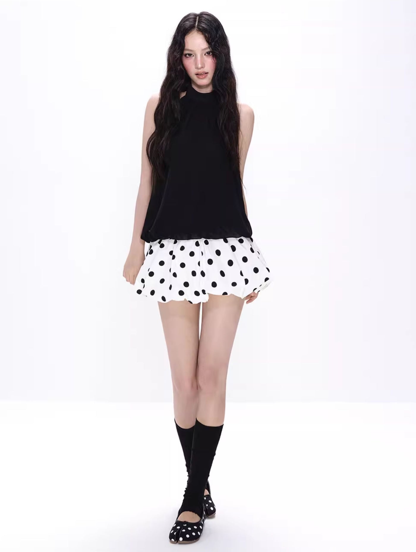 Polka Dot Puffy Skirt NEC0215