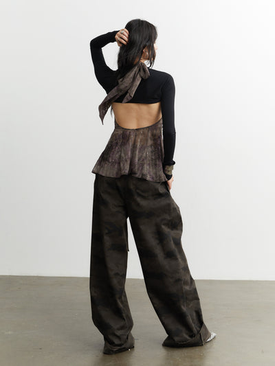 Calla Lily Metal Decorative Irregular Top JNY0256