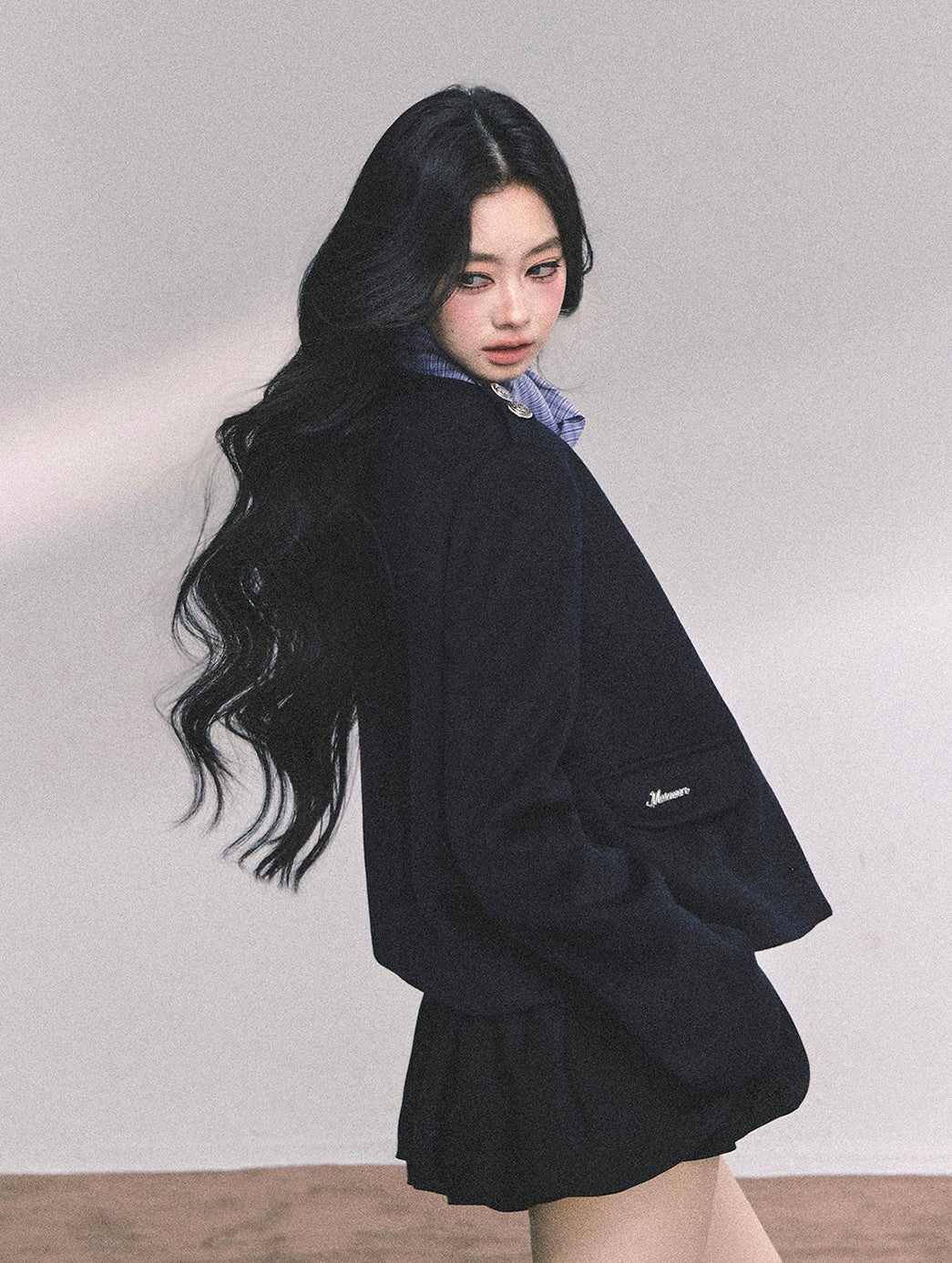 French Suit Navy Jacket DIA0637