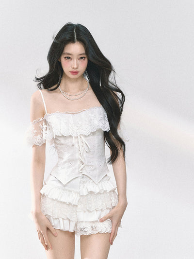 White French Lace Camisole DIA0459