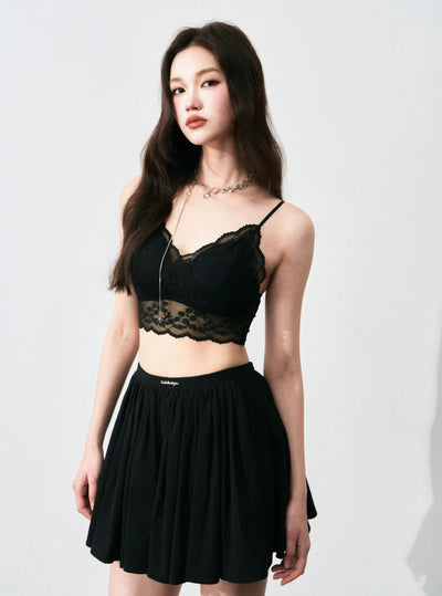 Lace Layered Suspenders Underwear LUL0132