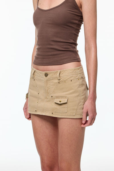 American Retro Short A-line Skirt 4MU0143