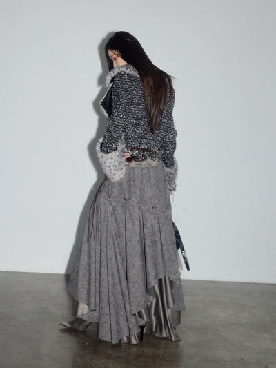 Detachable Multi-Wearing Irregular Hem Skirt JNY0274