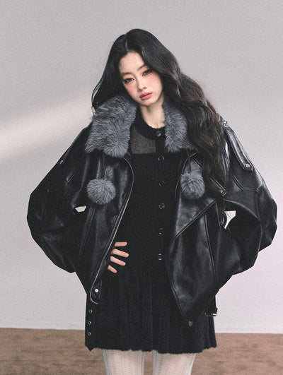 French Long-sleeved Knitted Dress DIA0642