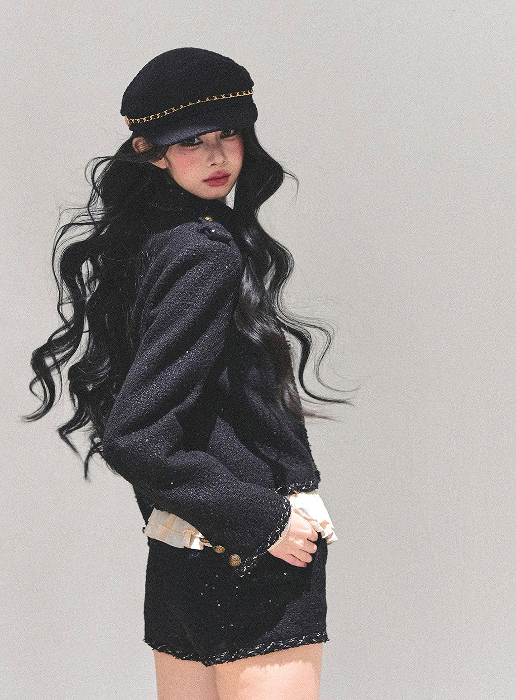 Luxurious Style Suit Jacket/Top/Shorts DIA0676