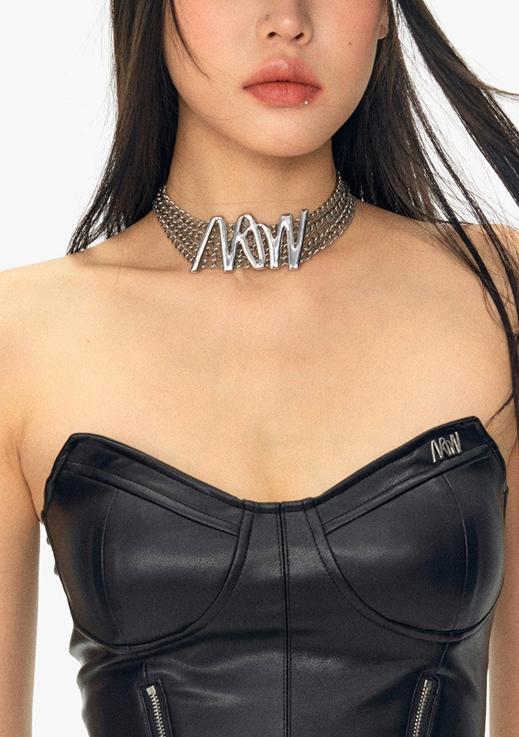 Light Luxury Metal Necklace Collar NOT0162