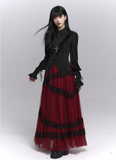 Gothic Style Long-Sleeved Shirt LAD0228