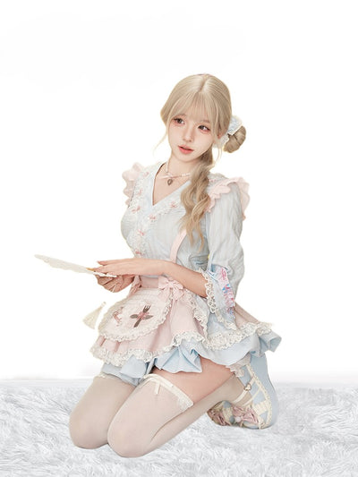 Japanese Style Top/Suspender Skirt SER0145
