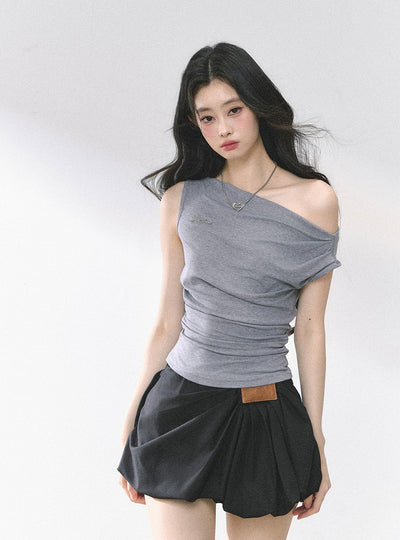 American Style Waist Slim T-shirt DIA0468