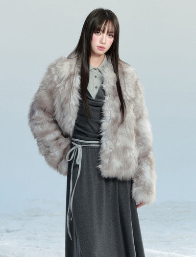 Polo Collar Knitted Cotton Dress FRA0465