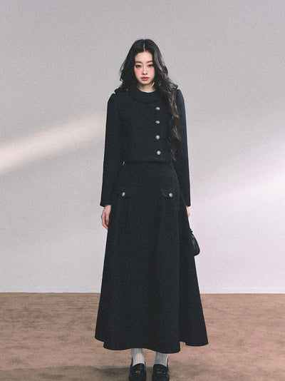 Luxurious Style Short Jacket/Long Skirt DIA0651