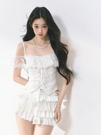White French Lace Camisole DIA0459