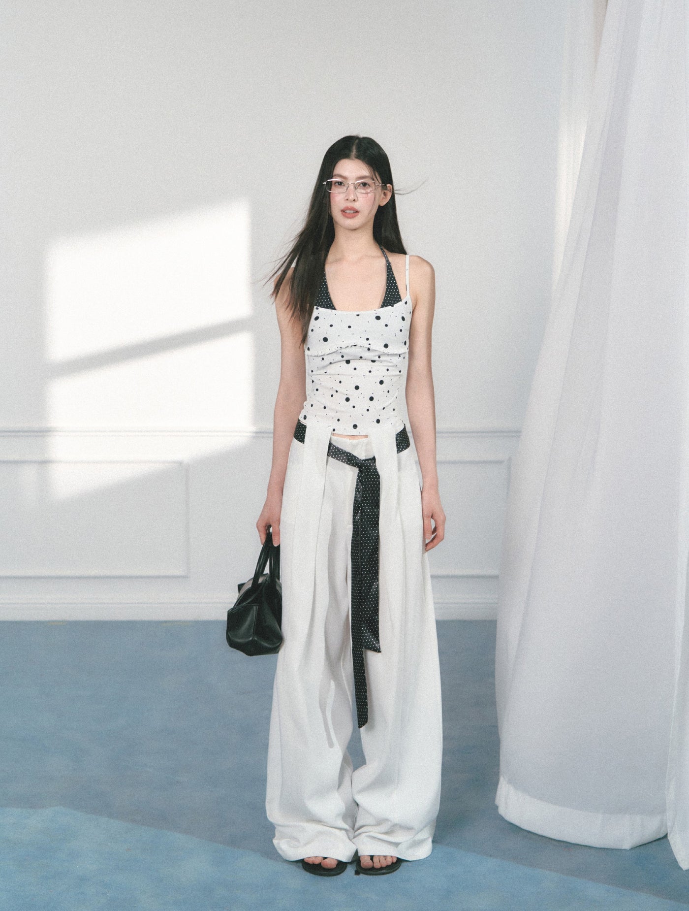 Polka Dot Casual Wide-leg Pants SAL0155