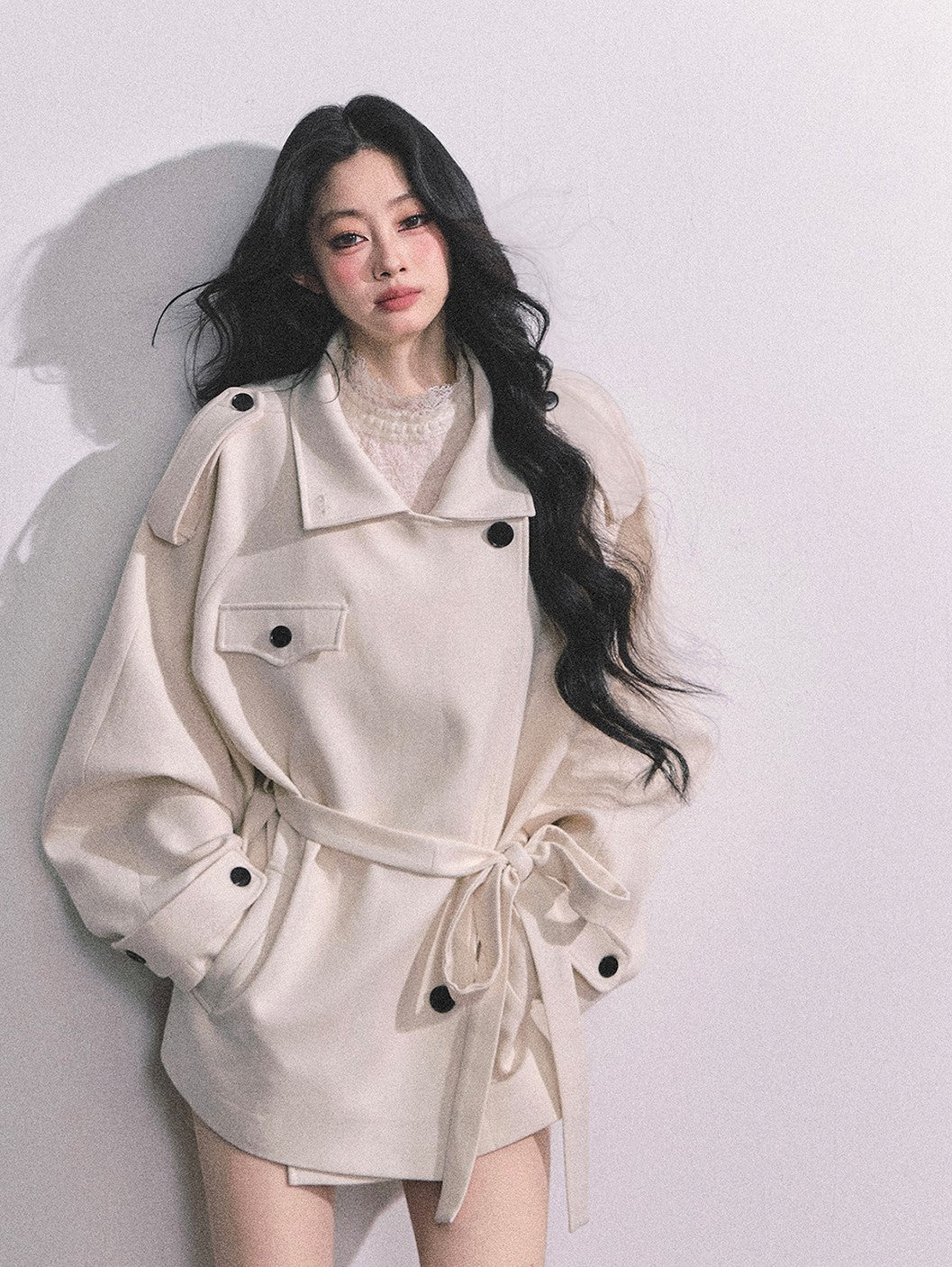 British Style Woolen Coat DIA0635