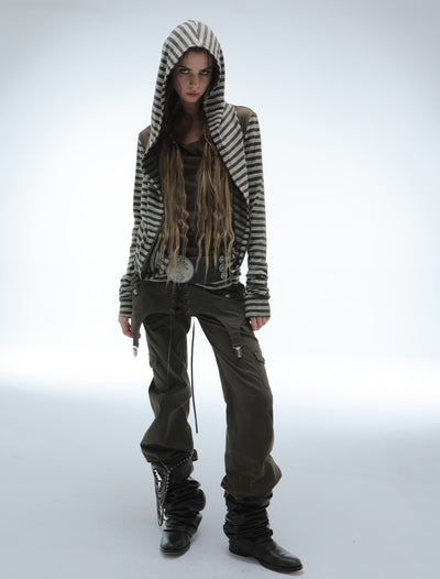Pocket Layered Skirt Pants DOU0126