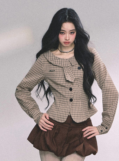 Plaid Long Sleeves Shirt DIA0639